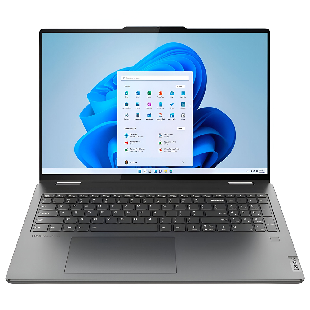 Notebook Lenovo Yoga 7 16IML9 Intel Core Ultra 5 125U Tela Touch WUXGA 16.0" / 16GB de RAM / 512GB SSD - Storm Cinza (83DL0000US) (Inglês)