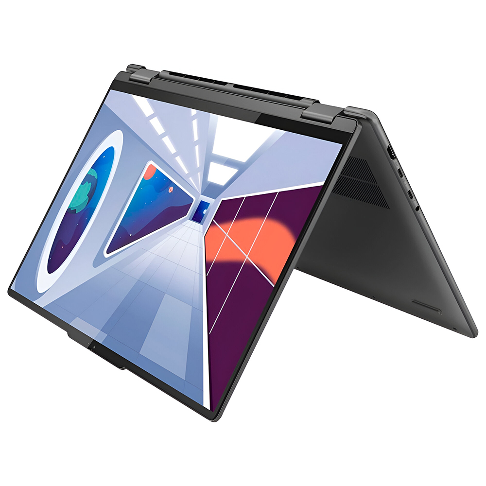 Notebook Lenovo Yoga 7 16IML9 Intel Core Ultra 5 125U Tela Touch WUXGA 16.0" / 16GB de RAM / 512GB SSD - Storm Cinza (83DL0000US) (Inglês)