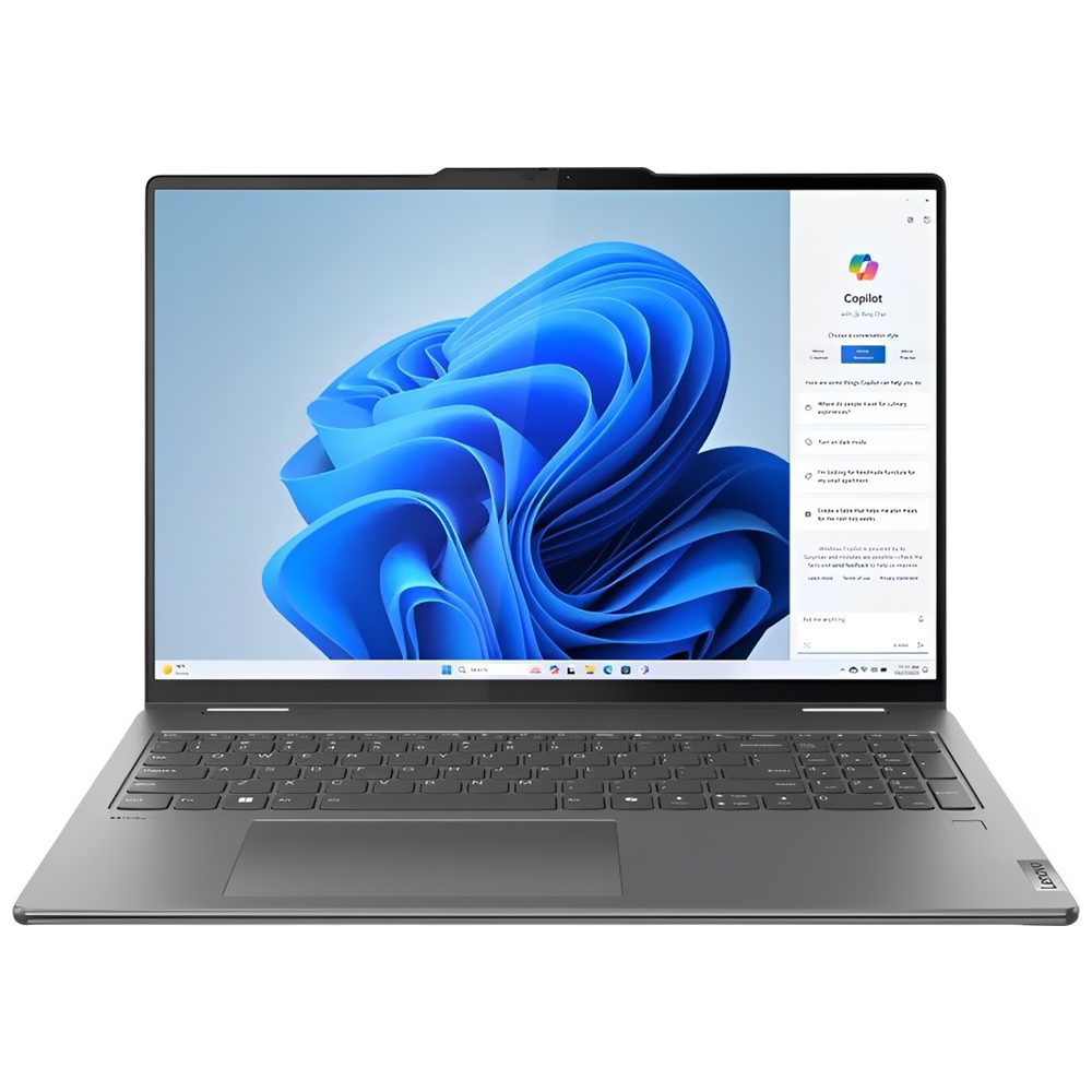 Notebook Lenovo Yoga 7 2-IN-1 16AHP9 AMD Ryzen 7 8840HS Tela Touch WUXGA 16.0" / 16GB de RAM / 1TB SSD - Artic Cinza (83DM0003US) (Inglês)