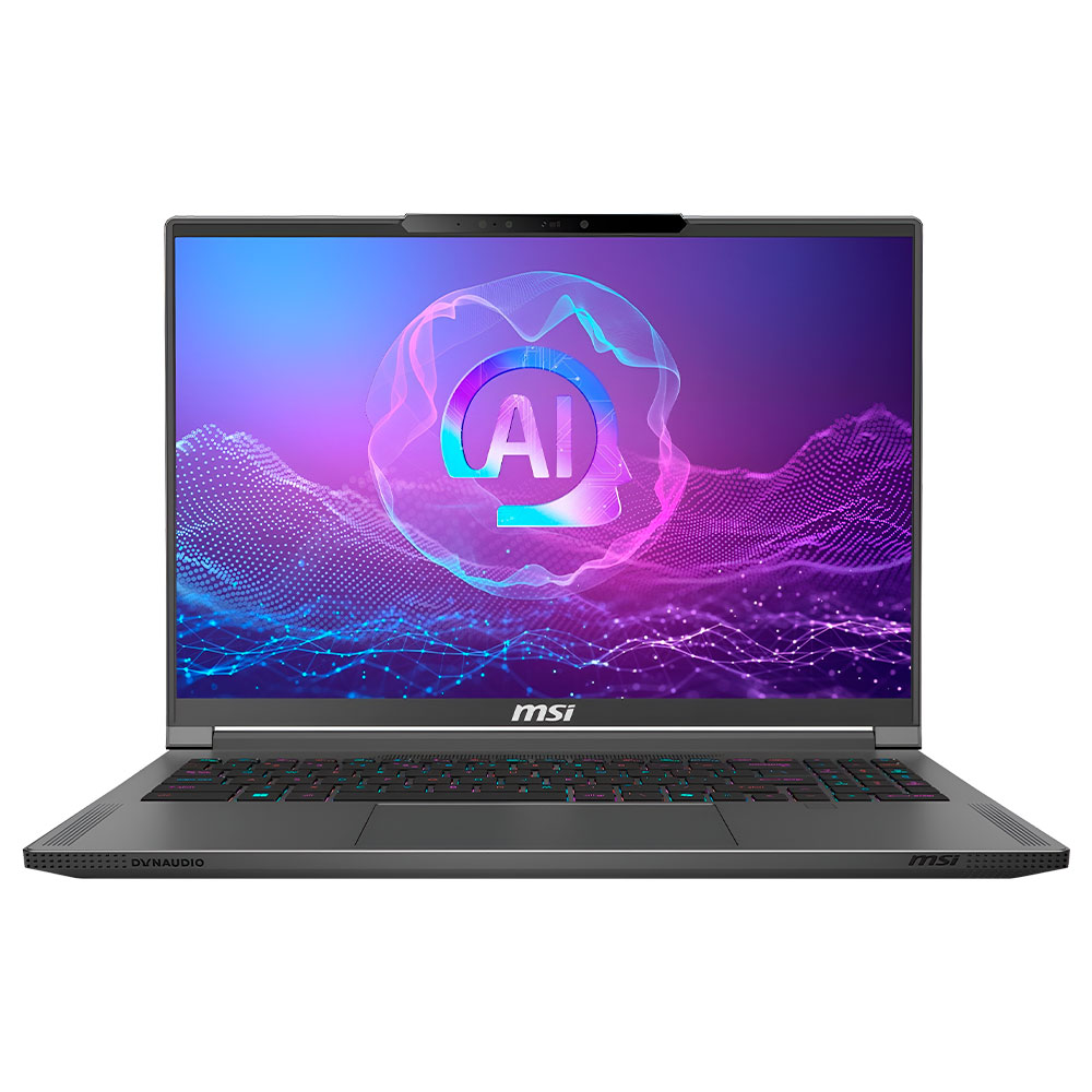 Notebook MSI Creator A16 AI+ A3HVFG-038US AMD Ryzen AI 9 Tela QHD+ 16" / 32GB de RAM / 1TB SSD / GeForce RTX4060 8GB - Lunar Cinza (Inglês)