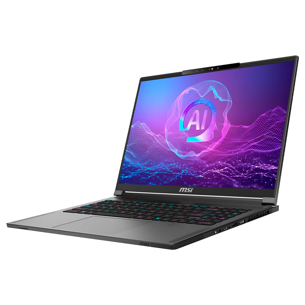 Notebook MSI Creator A16 AI+ A3HVFG-038US AMD Ryzen AI 9 Tela QHD+ 16" / 32GB de RAM / 1TB SSD / GeForce RTX4060 8GB - Lunar Cinza (Inglês)