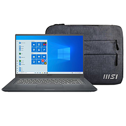 Notebook MSI Modern 15 A11M-004US Intel Core i7 1165G7 de 2.8GHz Tela Full HD 15.6" / 16GB de RAM / 512GB SSD - Carbon Cinza