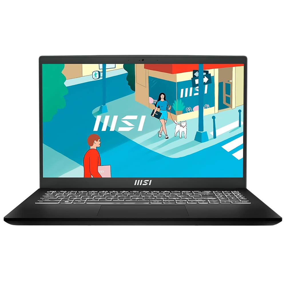 Notebook MSI Modern 15 H B13M-010US Intel Core i9 13900H Tela Full HD 15.6" / 32GB de RAM / 1TB SSD - Classic Preto (Inglês)