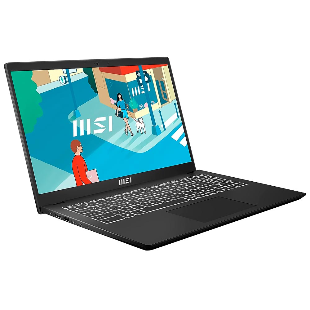 Notebook MSI Modern 15 H B13M-010US Intel Core i9 13900H Tela Full HD 15.6" / 32GB de RAM / 1TB SSD - Classic Preto (Inglês)