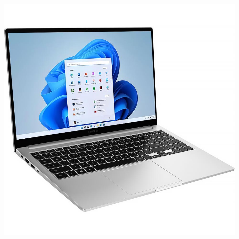 Notebook Samsung Galaxy Book 3 NP750XFG-KB2US Intel Core i7 1355U Tela Full HD 15.6" / 16GB de RAM / 512GB SSD - Prata (Inglês)