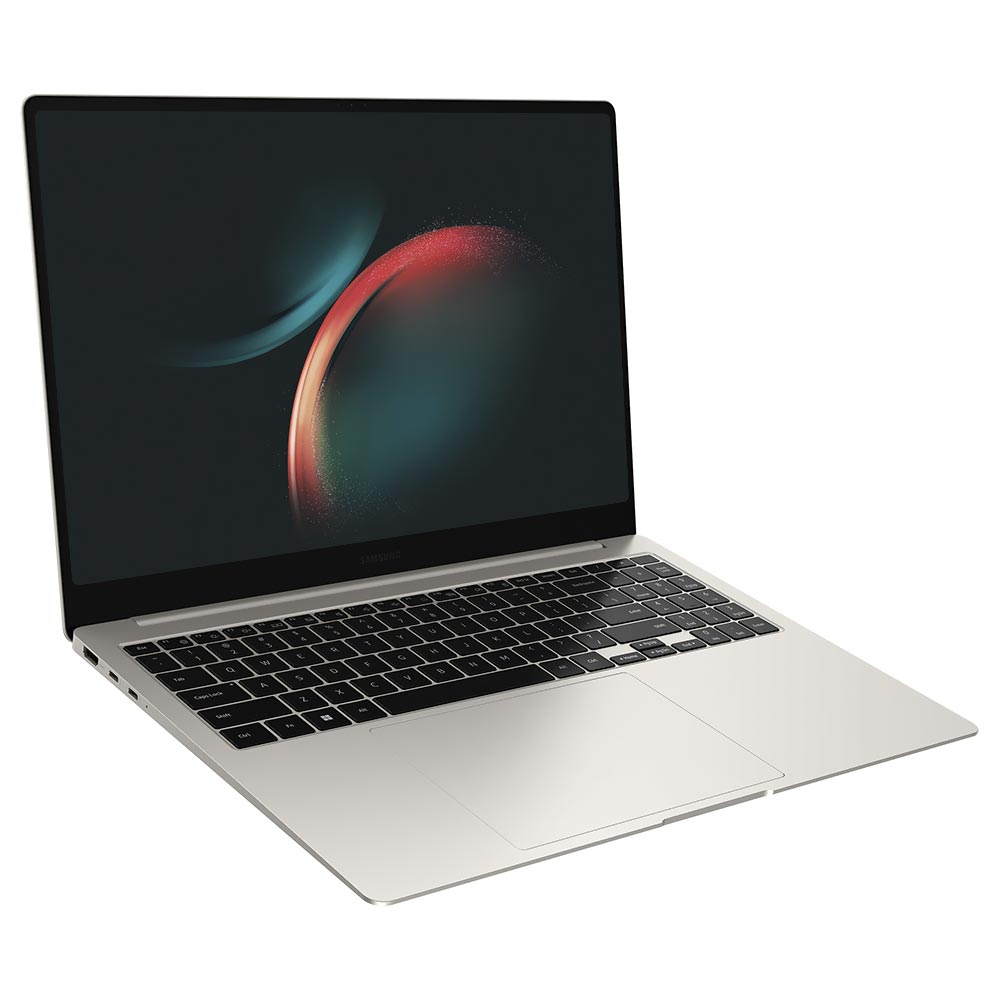 Notebook Samsung Galaxy Book 3 Pro NP960XFG-KA1US Intel Core i7 1360P Tela WQXGA 16.0" / 16GB de RAM / 1TB SSD - Beige (Inglês)