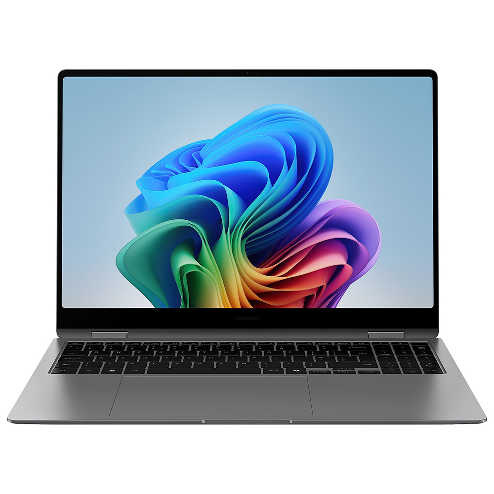 Notebook Samsung Galaxy Book 5 360 NP750QHA-KA1US Intel Core Ultra 7 256V Tela Touch FHD 15.6" / 16GB de RAM / 512GB SSD - Cinza (Inglês)