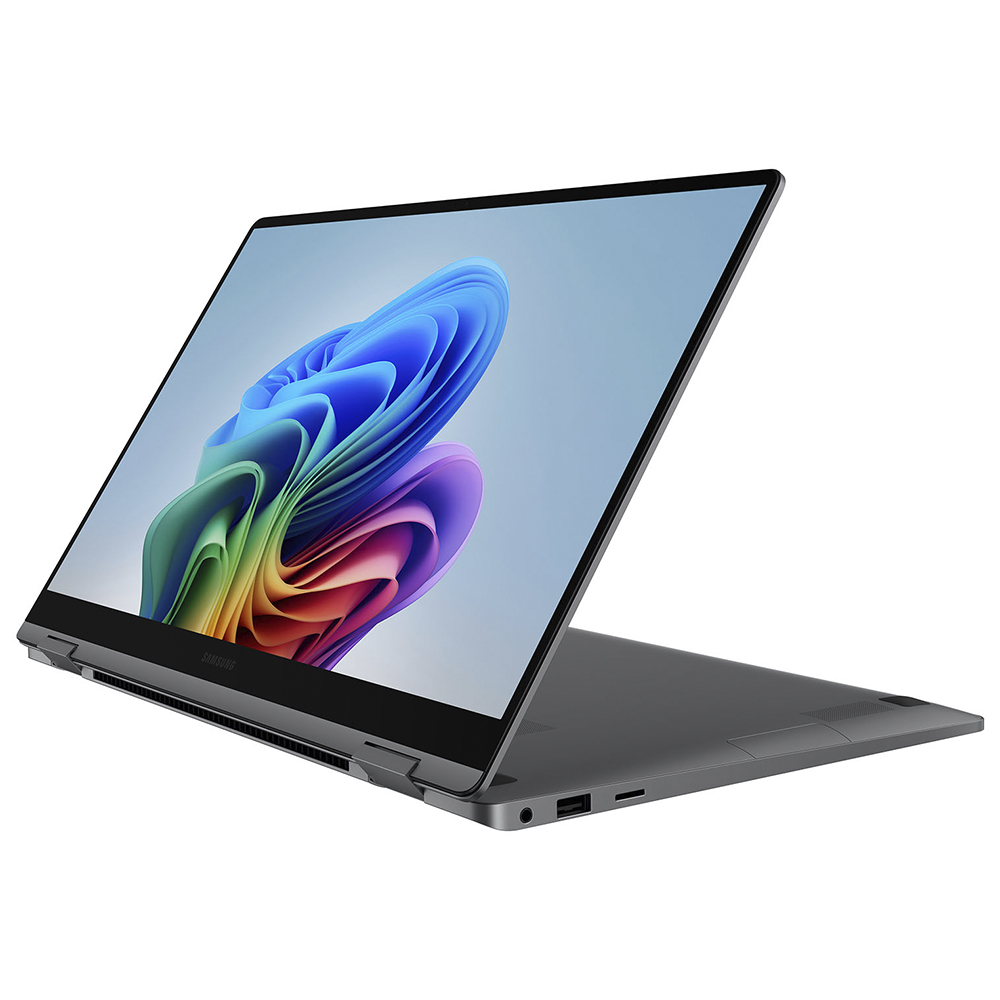 Notebook Samsung Galaxy Book 5 360 NP750QHA-KA1US Intel Core Ultra 7 256V Tela Touch FHD 15.6" / 16GB de RAM / 512GB SSD - Cinza (Inglês)