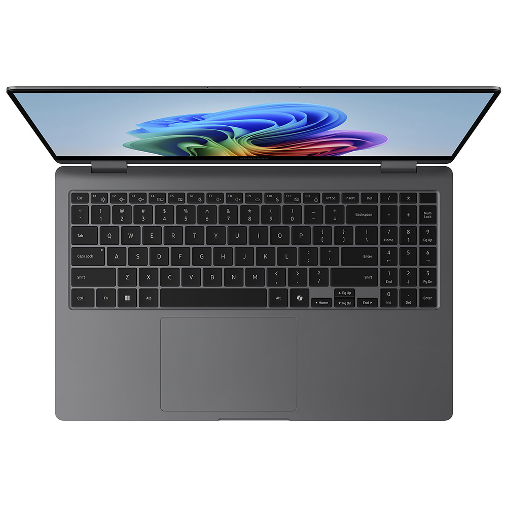 Notebook Samsung Galaxy Book 5 360 NP750QHA-KA1US Intel Core Ultra 7 256V Tela Touch FHD 15.6" / 16GB de RAM / 512GB SSD - Cinza (Inglês)