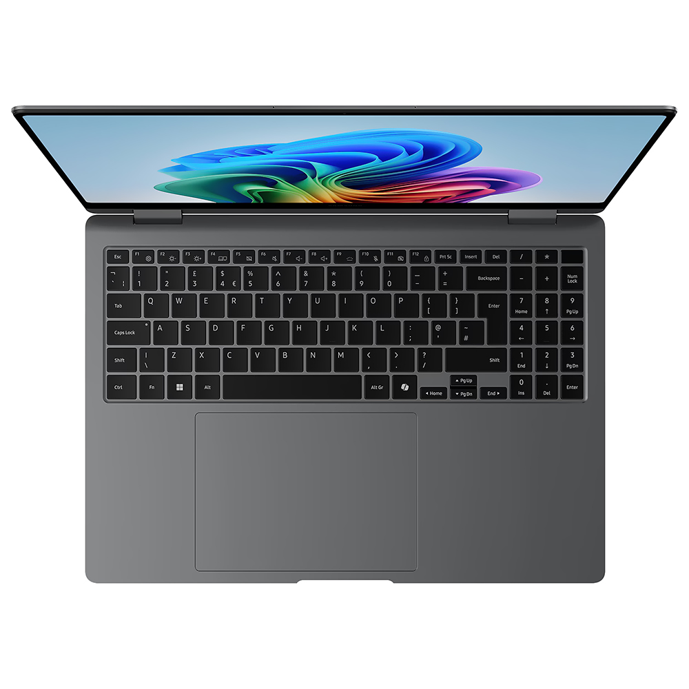 Notebook Samsung Galaxy Book 5 Pro NP960XHA-KG2US Intel Core Ultra 7 256V Tela Touch WQXGA+ 16.0" / 16GB de RAM / 1TB SSD - Cinza (Inglês)
