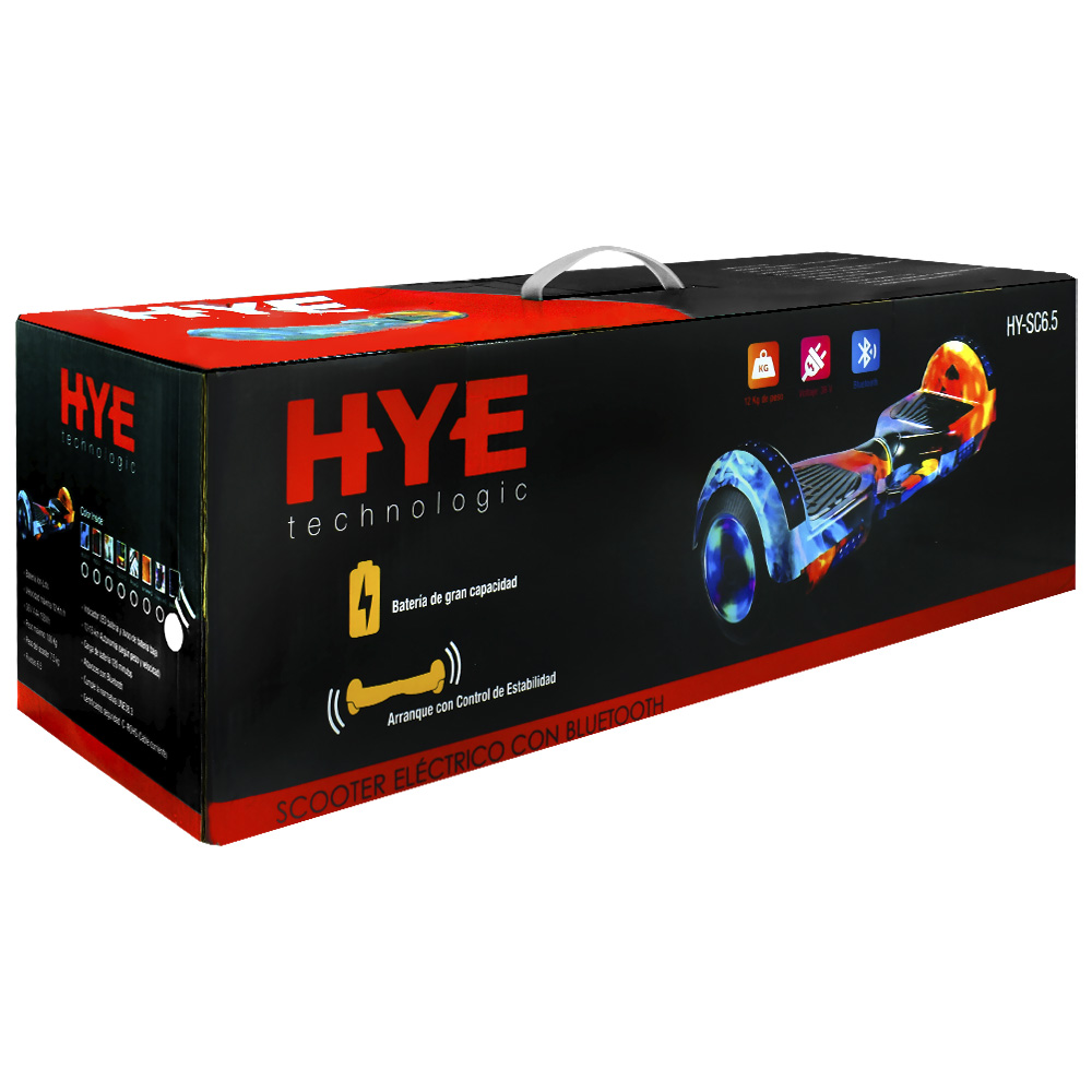 Scooter Elétrico HYE HY-SC6.5 Bluetooth / 6.5" - Red-G