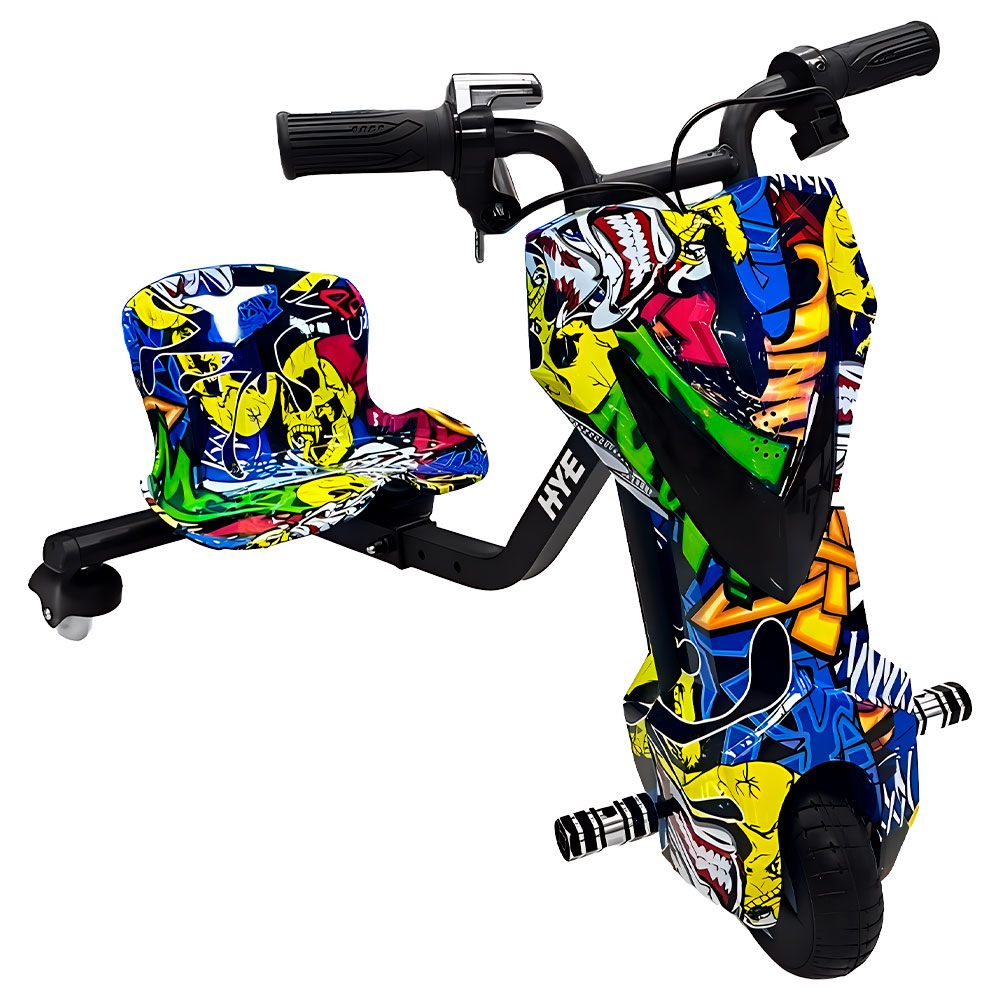 Triciclo Elétrico HYE TR01 / Bluetooth / Speaker / LED / 6.5" - Yellow GRF