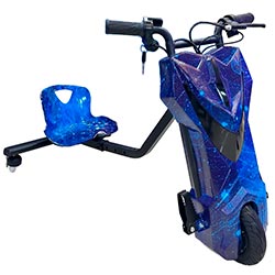 TRICICLO ELETRICO SMART WHEEL DP-3 8.5" BT/SPEAKER/LED AZUL GALAXY