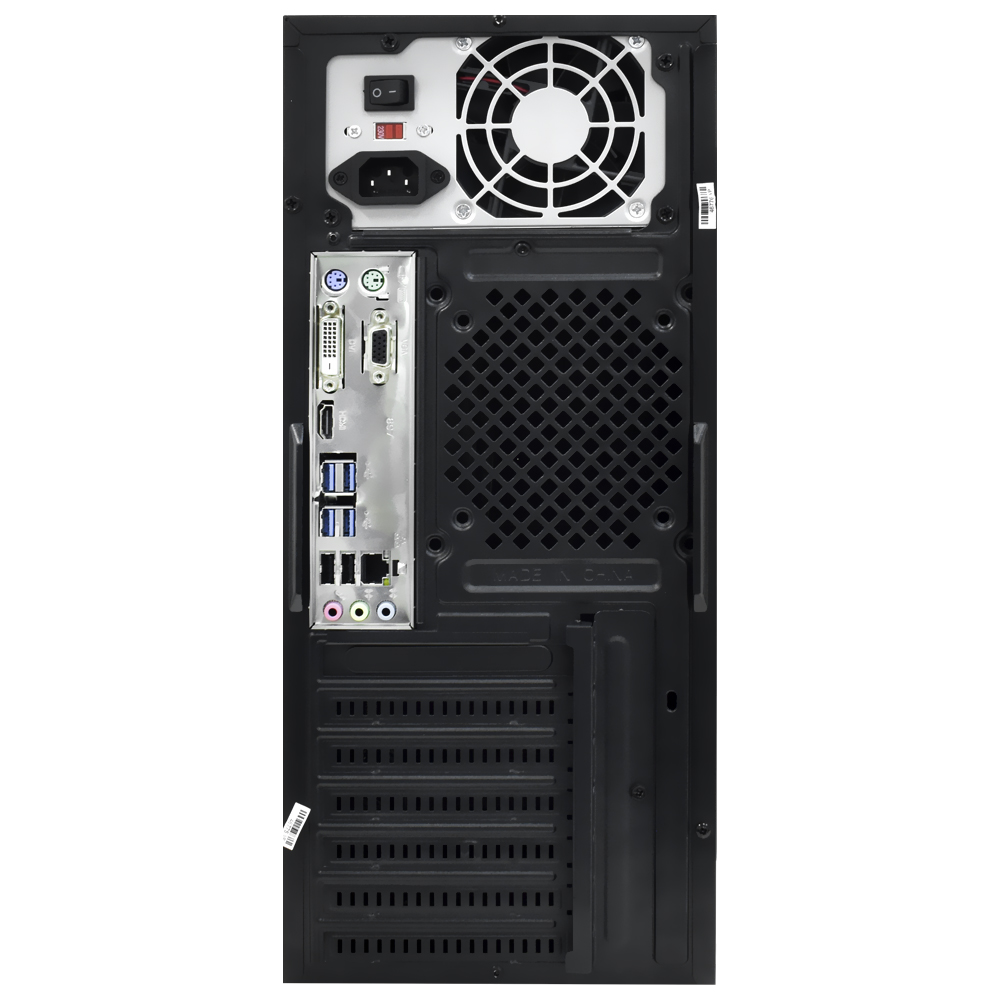 PC Montado AMD Athlon 3000G de 3.5GHz 16GB de RAM / 240GB SSD + Mouse / Teclado / Mouse Pad - Preto