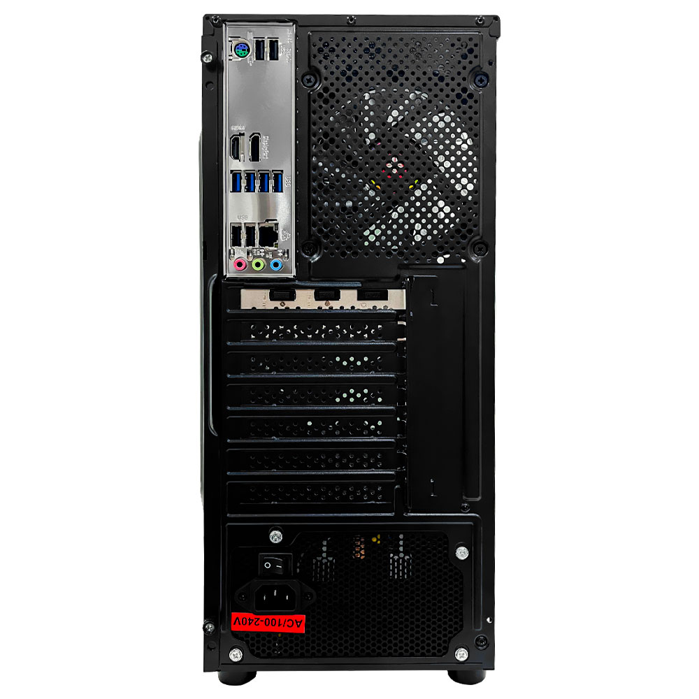 PC Montado Gamer AMD Ryzen 5 4500 de 4.1GHz 16GB de RAM / 512GB SSD / GeForce RTX3050 6GB - Preto