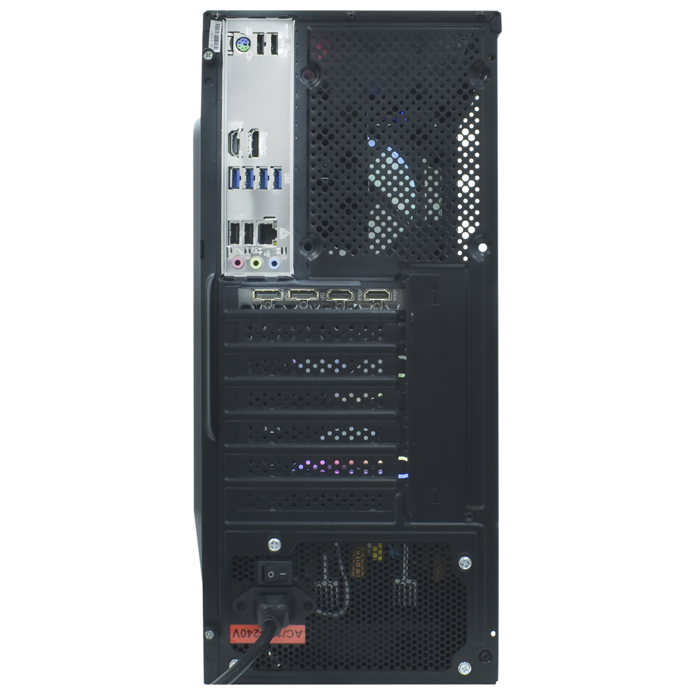 PC Montado Gamer AMD Ryzen 5 4500 de 4.1GHz 16GB de RAM / 512GB SSD / GeForce RTX3050 6GB - Preto