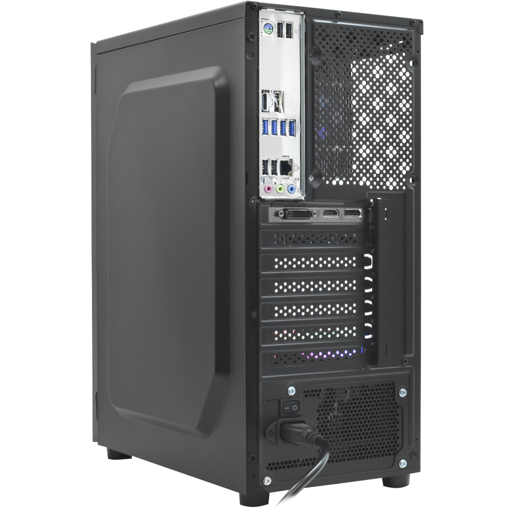 PC Montado Gamer AMD Ryzen 5 4500 de 4.1GHz 16GB de RAM / 512GB SSD / GeForce RTX3050 6GB - Preto