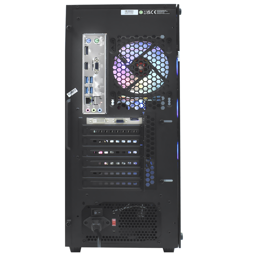 PC Montado Gamer Intel Core i3 10105F de 3.7GHz 16GB de RAM / 240GB SSD / GeForce GTX750TI 4GB + Mouse / Teclado - Preto