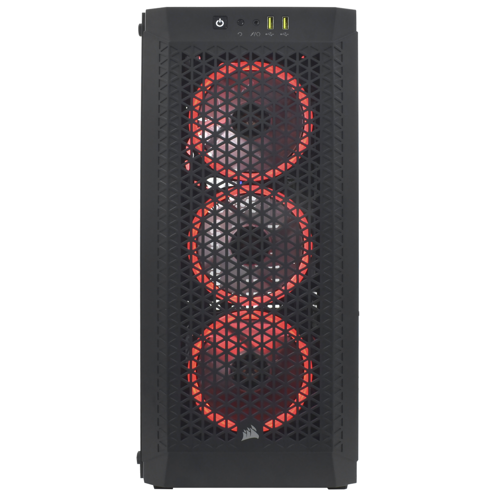 PC MONTADO GAMER INTEL CORE I3 3.7GHZ/16GB/240GB SSD/VGA GTX750TI 4GB/MOUSE/TECLADO/RGB/LINUX PRETO