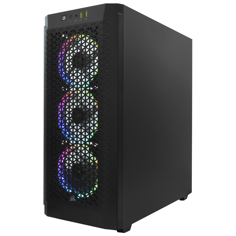 PC MONTADO GAMER INTEL CORE I3 3.7GHZ/16GB/480GB SSD/VGA GTX1050TI 4GB/MOUSE/TECLADO/LINUX PRETO