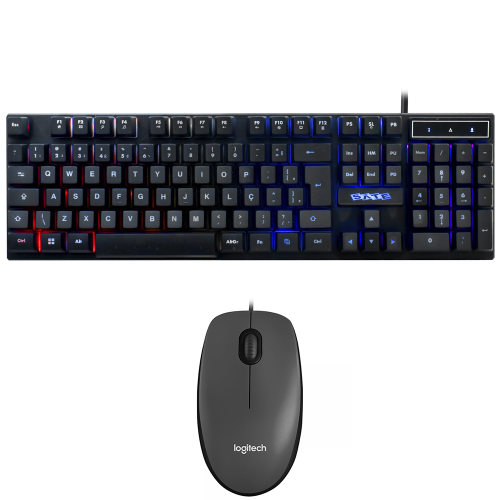 PC MONTADO GAMER INTEL CORE I3 3.7GHZ/16GB/480GB SSD/VGA GTX1050TI 4GB/MOUSE/TECLADO/LINUX PRETO
