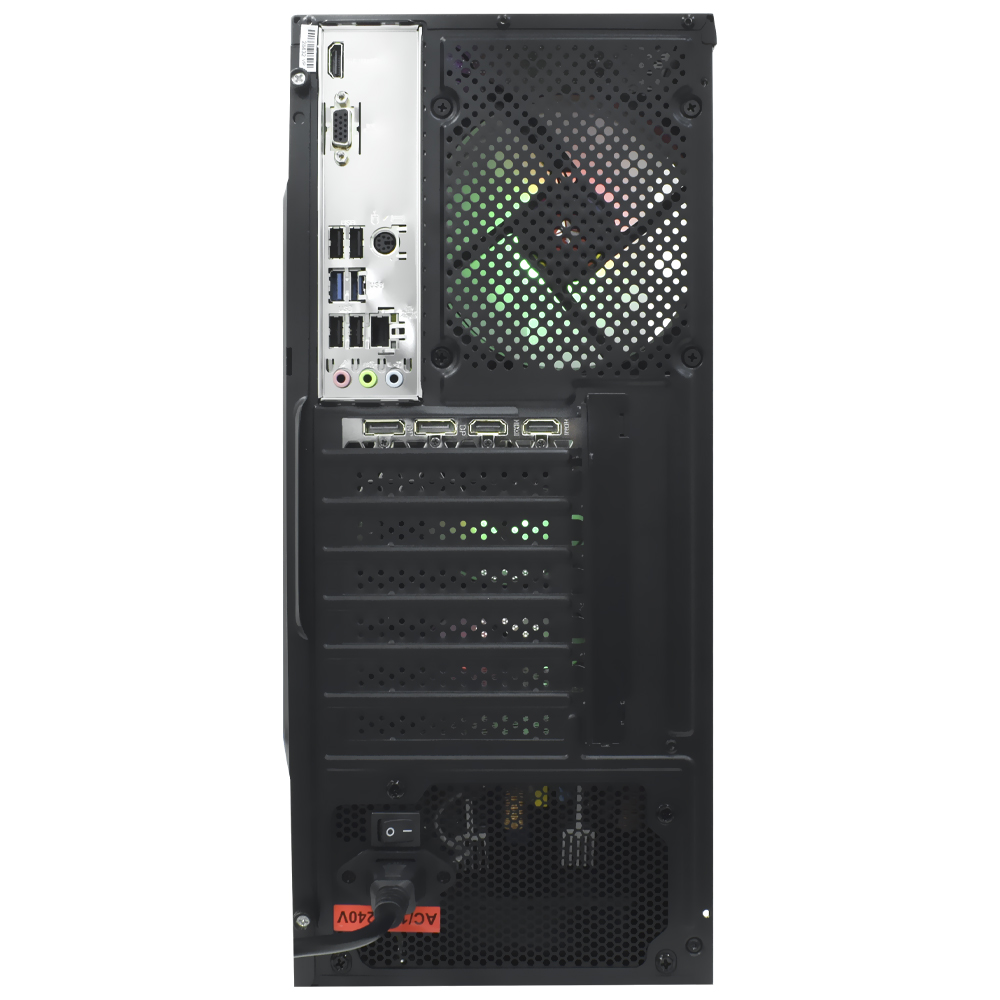 PC Montado Gamer Intel Core i5 10400F de 2.9GHz 16GB de RAM / 500GB SSD / GeForce RTX3050 6GB - Preto
