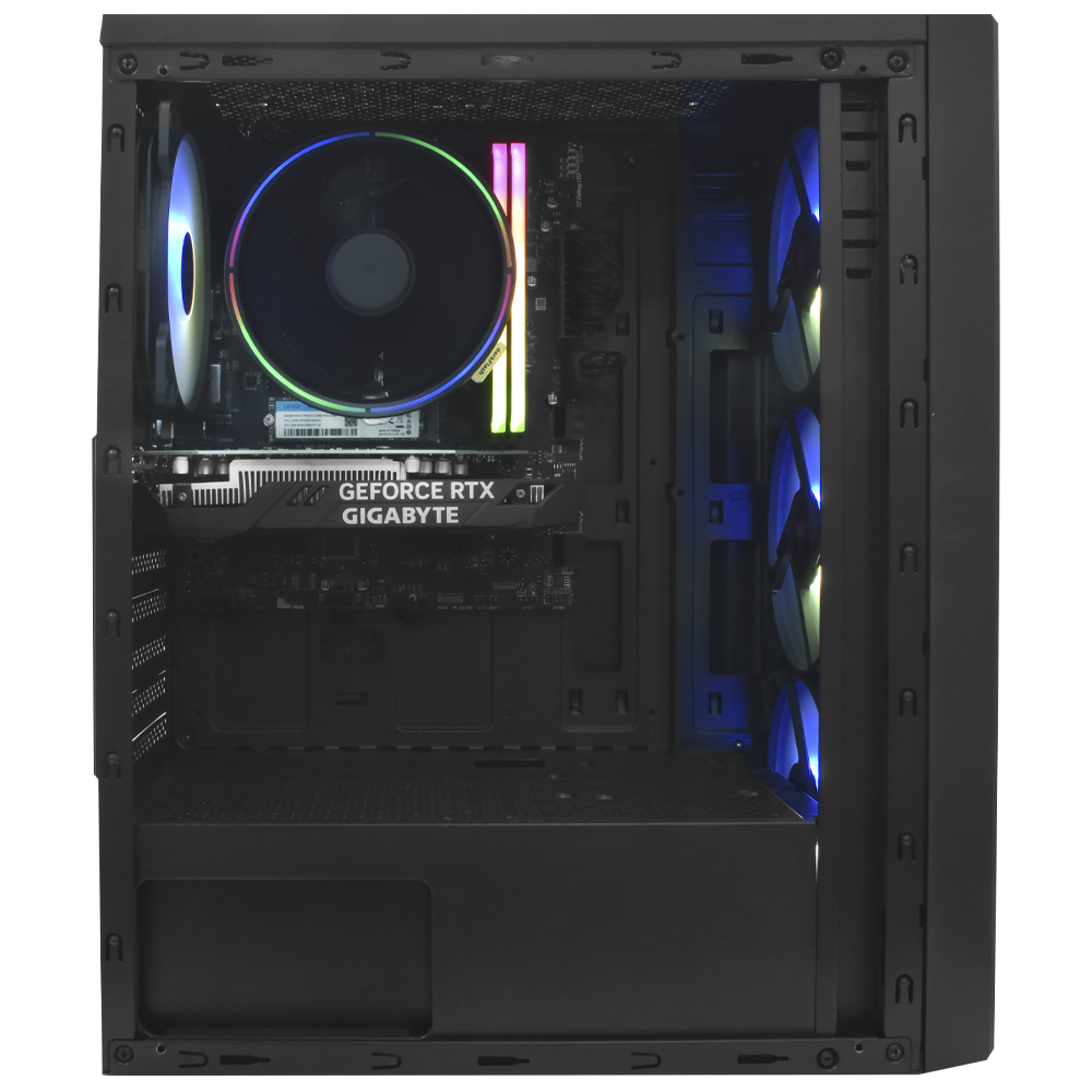 PC Montado Gamer Intel Core i5 10400F de 2.9GHz 16GB de RAM / 500GB SSD / GeForce RTX3050 6GB - Preto