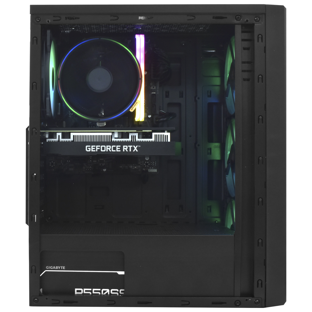 PC Montado Gamer Intel Core i5 10400F de 2.9GHz 16GB de RAM / 500GB SSD / GeForce RTX3050 6GB - Preto