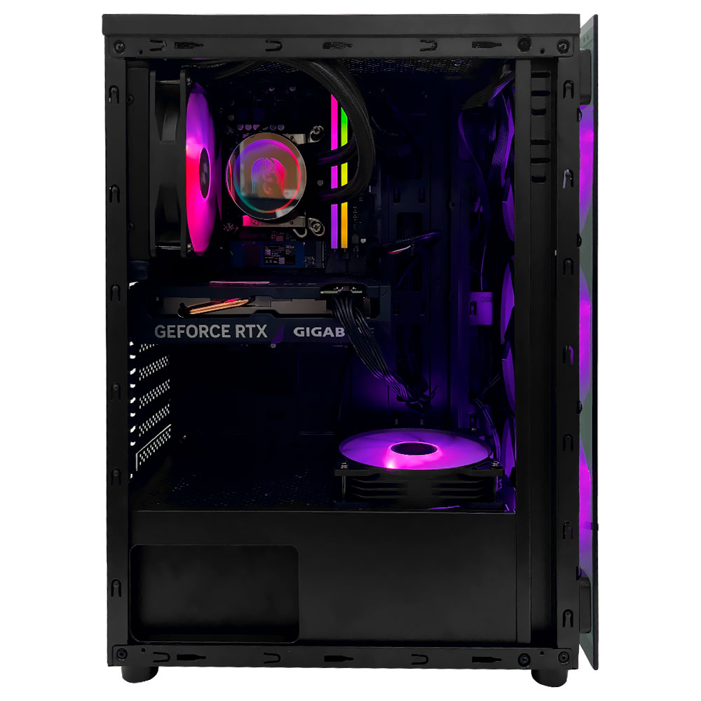 PC Montado Gamer Intel Core i5 12400F de 2.5GHz 32GB de RAM / 1TB SSD / GeForce RTX4060 8GB - Preto