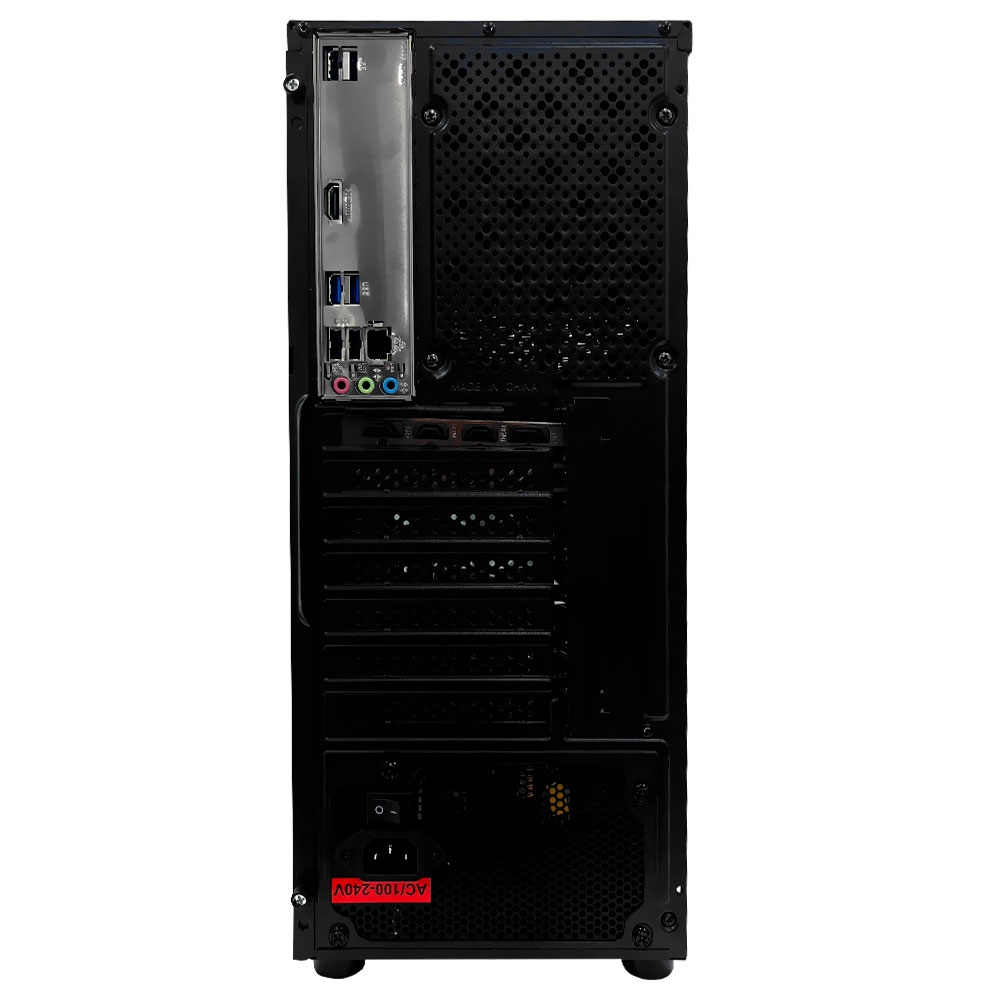 PC Montado Gamer Intel Core i5 12400F de 2.5GHz 32GB de RAM / 1TB SSD / GeForce RTX4060 8GB - Preto