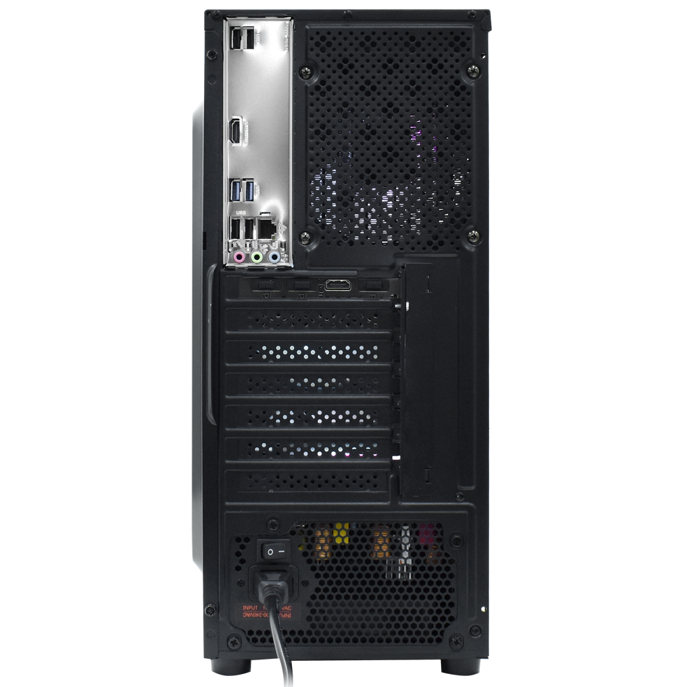 PC Montado Gamer Intel Core i5 12400F de 2.5GHz 32GB de RAM / 1TB SSD / GeForce RTX4060 8GB - Preto