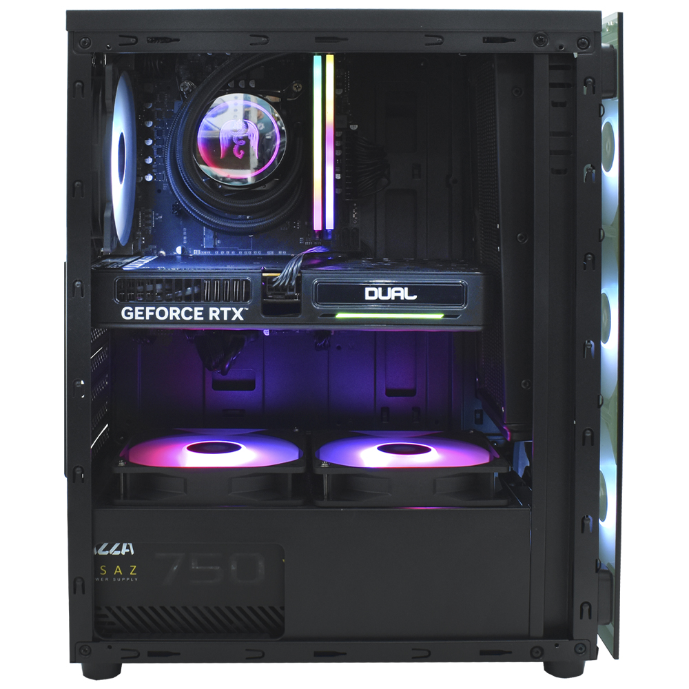 PC Montado Gamer Intel Core i5 12400F de 2.5GHz 32GB de RAM / 512GB SSD / GeForce RTX5060 8GB - Preto