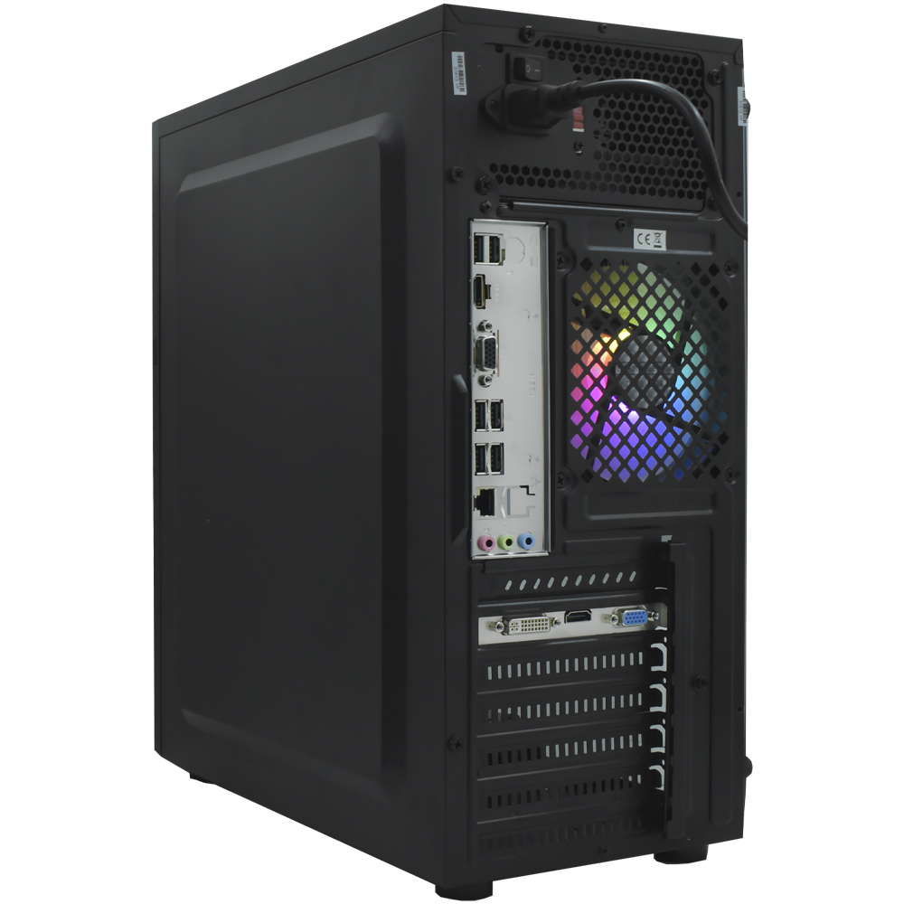 PC Montado Gamer Intel Core i5 3570 de 3.4GHz 16GB de RAM / 256GB SSD / GeForce GT730 4GB + Kit Gamer - Preto