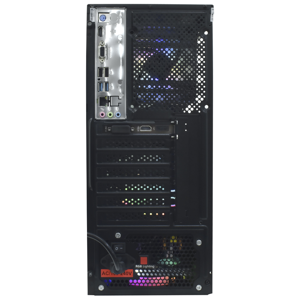 PC Montado Gamer Intel Core i5 9400 de 2.9GHz 16GB de RAM / 512GB SSD / GeForce RTX3050 6GB - Preto