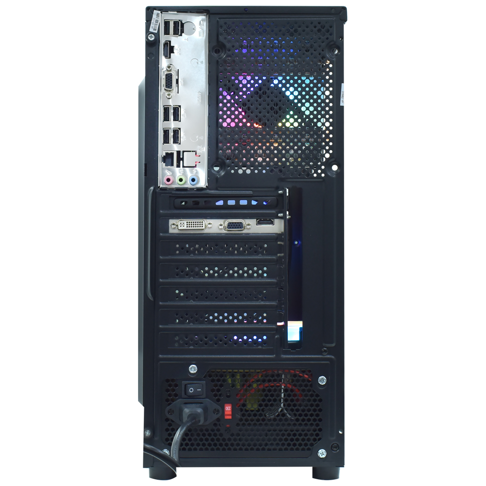 PC Montado Gamer Intel Core i7 2600 de 3.4GHz 16GB de RAM / 512GB SSD / GeForce GTX750TI 4GB + Kit Gamer - Preto