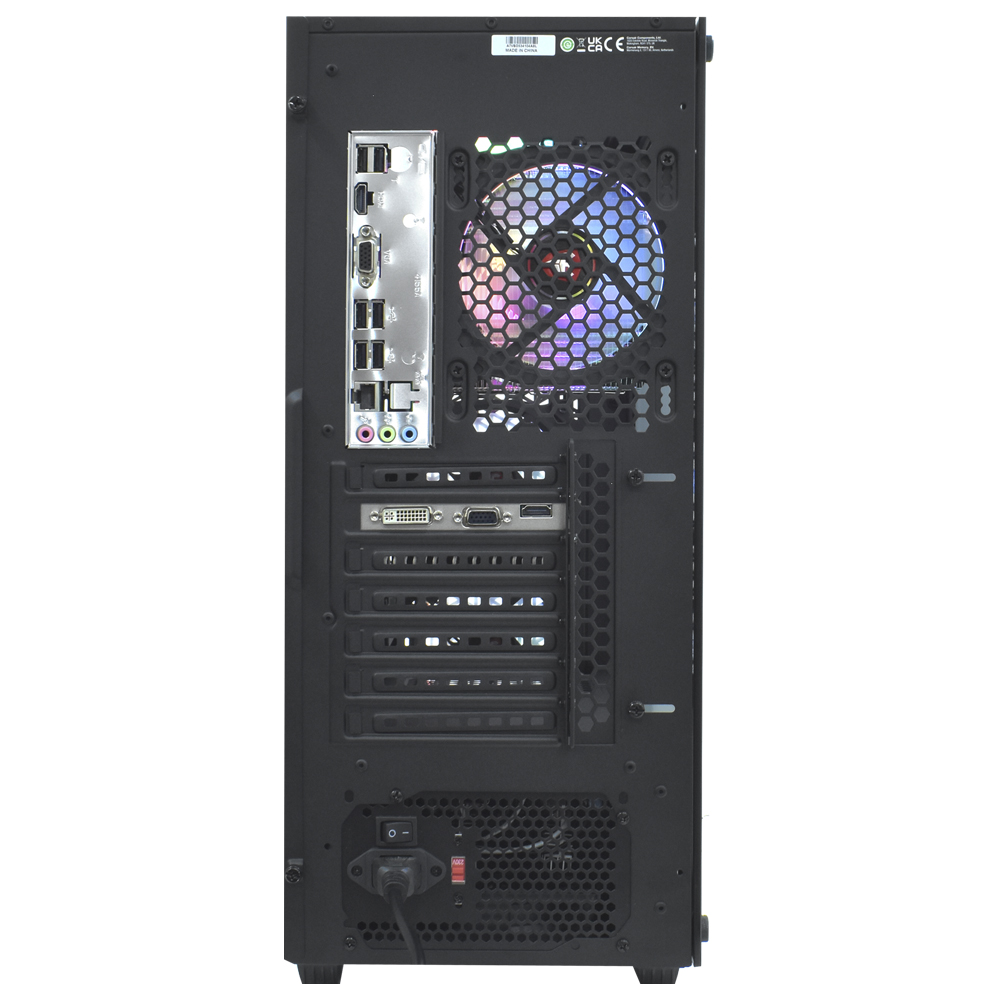 PC Montado Gamer Intel Core i7 3770 de 3.4GHz 16GB de RAM / 240GB SSD / GeForce GTX750 4GB + Mouse / Teclado - Preto