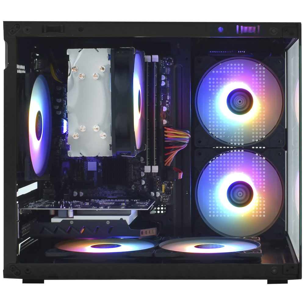 PC Montado Gamer Macrovip Intel Core i7 4770 de 3.4GHz 16GB de RAM / 480GB SSD / GeForce GTX750TI 4GB - Preto