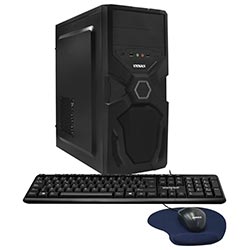 PC Montado Intel Core i3 2120 de 3.3GHz 16GB de RAM / 120GB SSD + Mouse / Teclado / Mouse Pad - Preto