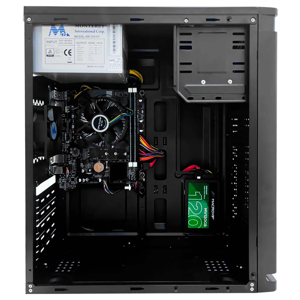 PC Montado Intel Core i3 3220 de 3.3GHz 16GB de RAM / 120GB SSD + Monitor / Mouse / Teclado / Mouse Pad - Preto