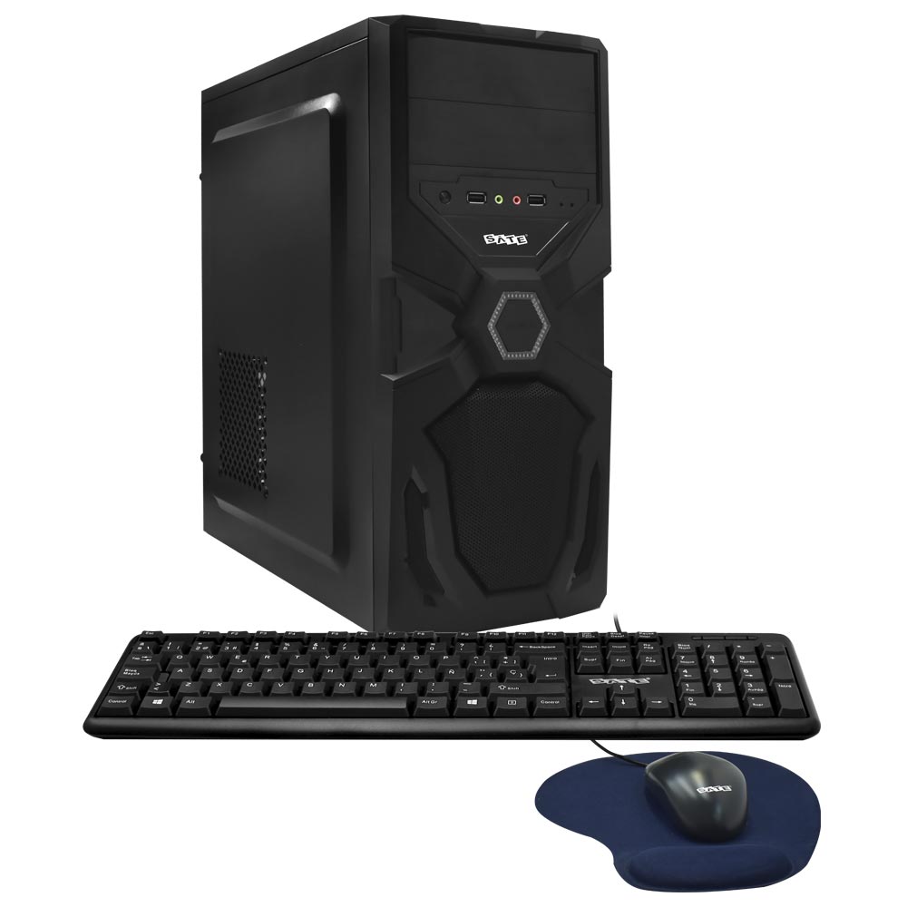 PC Montado Intel Core i3 540 de 3.06GHz 8GB de RAM / 240GB SSD + Mouse / Teclado / Mouse Pad - Preto