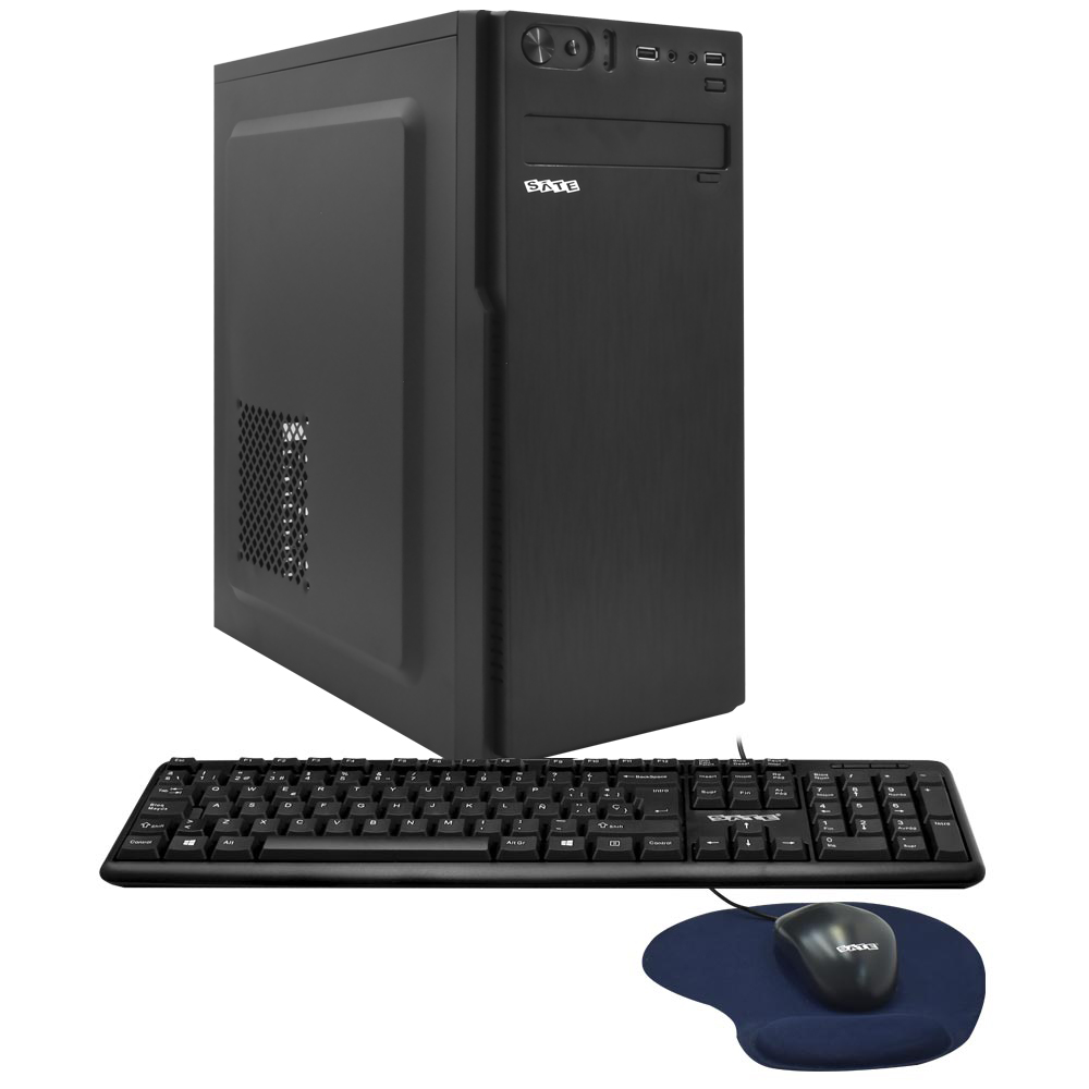 PC Montado Intel Core i3 540 de 3.06GHz 8GB de RAM / 240GB SSD + Mouse / Teclado / Mouse Pad - Preto