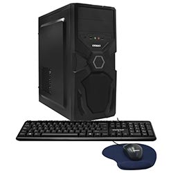 PC Montado Intel Core i5 2400 de 3.1GHz 16GB de RAM / 480GB SSD + Mouse / Teclado / Mouse Pad - Preto