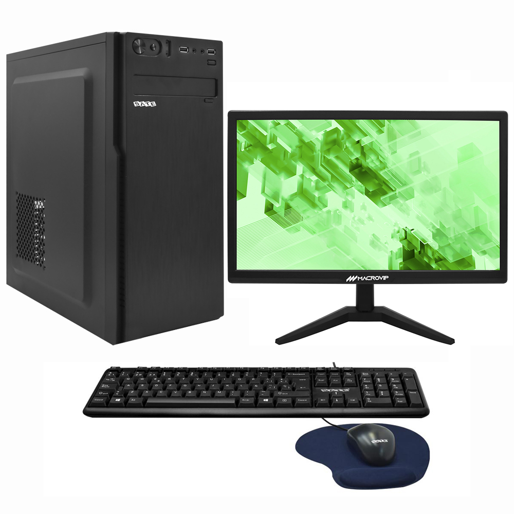 PC Montado Intel Core i5 3450 de 3.1GHz 16GB de RAM / 240GB SSD + Monitor / Mouse / Teclado / Mouse Pad - Preto