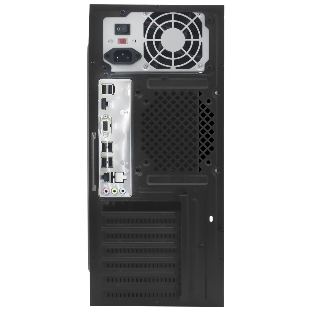PC Montado Intel Core i7 2600 de 3.4GHz 16GB de RAM / 120GB SSD + Mouse / Teclado / Mouse pad - Preto