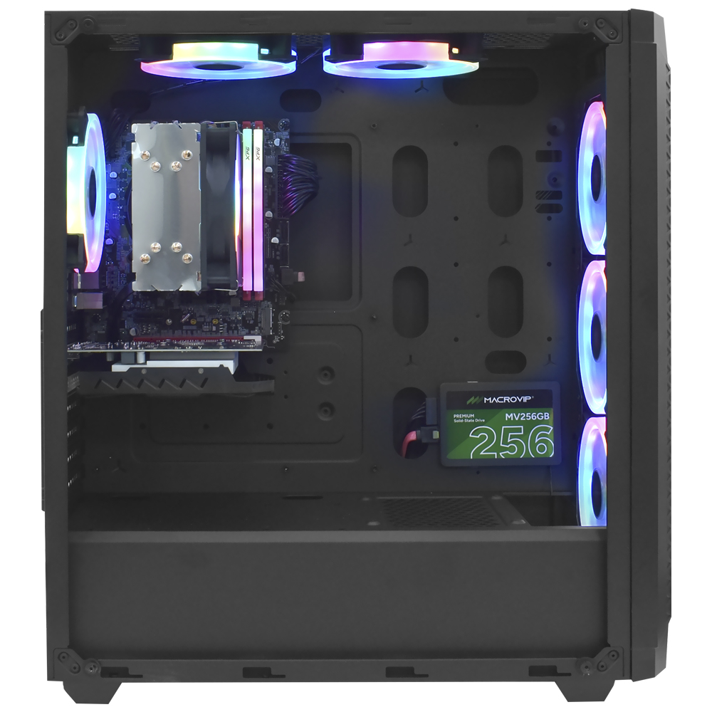 PC Montado Intel Core i7 6700 de 3.4GHz 16GB de RAM / 256GB SSD / GeForce GTX 750TI 4GB - Preto