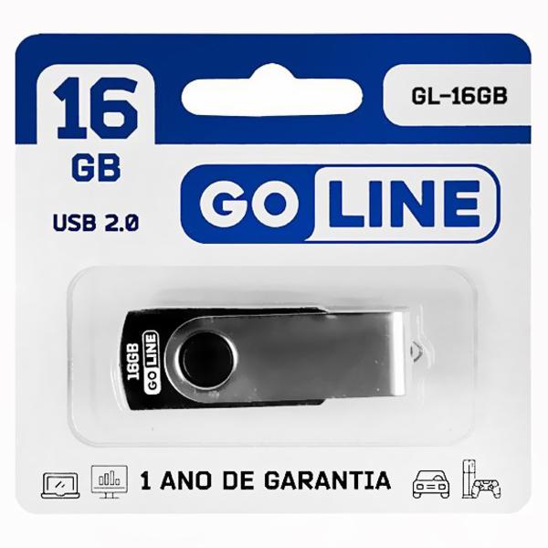 Pendrive Goline GL-16GB 16GB USB 2.0 - Cinza  
