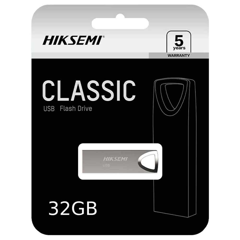 Pendrive Hiksemi M200 Classic 32GB USB 3.0 - Prata (HS-USB-M200)