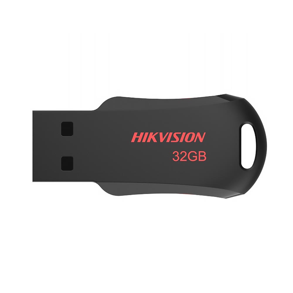 Pendrive Hikvision M200R 32GB USB 2.0 - Preto / Vermelho