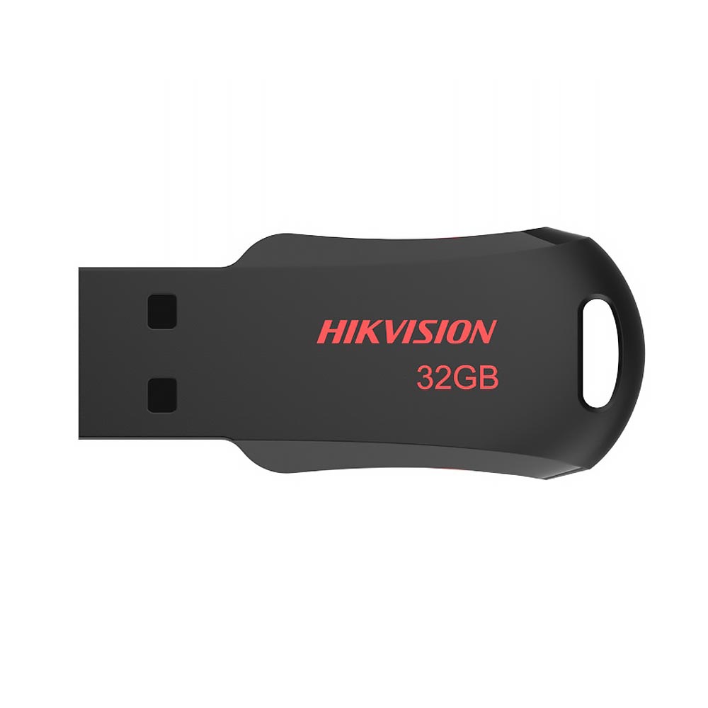 Pendrive Hikvision M200R 32GB USB 2.0 - Preto / Vermelho