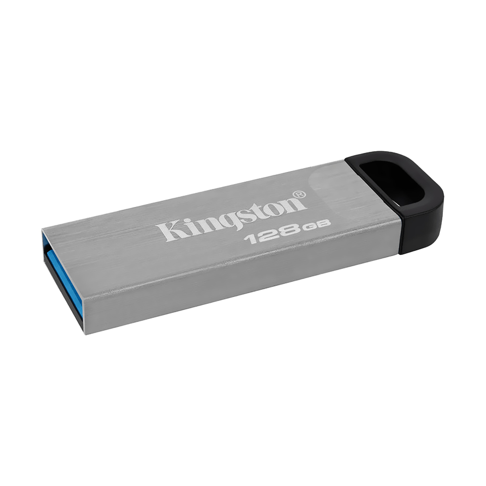 Pendrive Kingston 128GB USB 3.2 - Prata (DTKN/128GB)